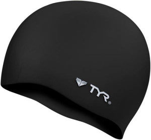 כובע שחייה SILICON CAP NO WRNKL BLK