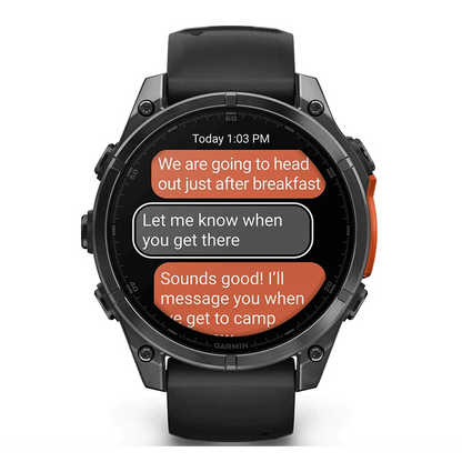 שעון ספורט GARMIN  FENIX 8 – 47mm AMOLED