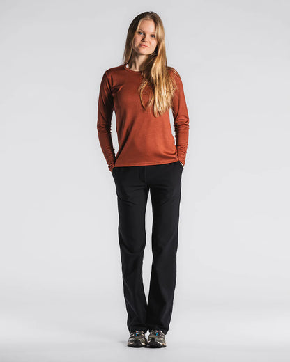 חולצת ריצה נשים שרוול ארוך FUSION Womens Technical Merino 150 LS