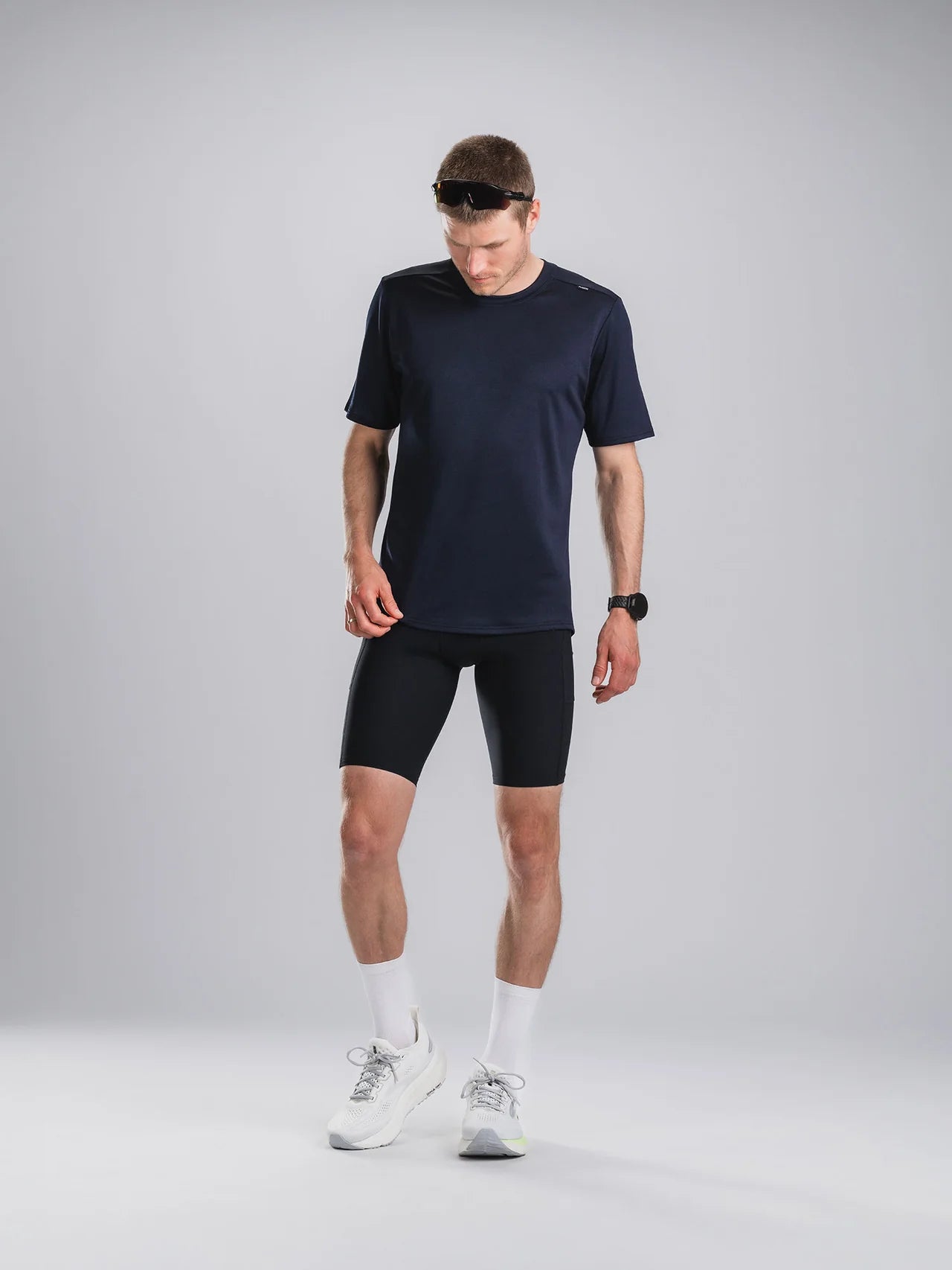 חולצת ריצה גברים שרוול קצר FUSION Mens TEMPO! TWO Run T-Shirt