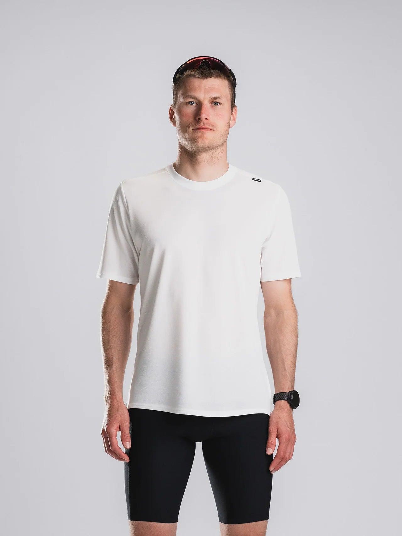 חולצת ריצה גברים שרוול קצר FUSION Mens TEMPO! TWO Run T-Shirt