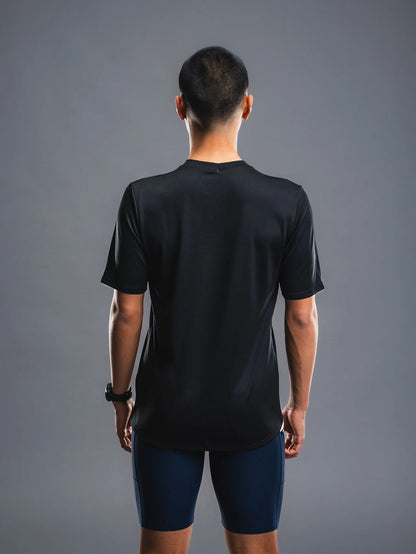 חולצת ריצה גברים שרוול קצר FUSION Mens TEMPO! TWO Run T-Shirt