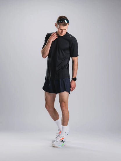 חולצת ריצה גברים שרוול קצר FUSION Mens TEMPO! TWO Run T-Shirt