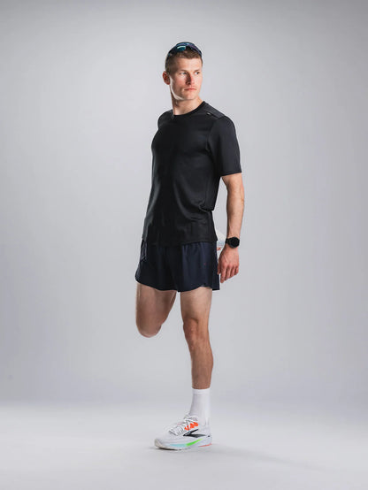 חולצת ריצה גברים שרוול קצר FUSION Mens TEMPO! TWO Run T-Shirt