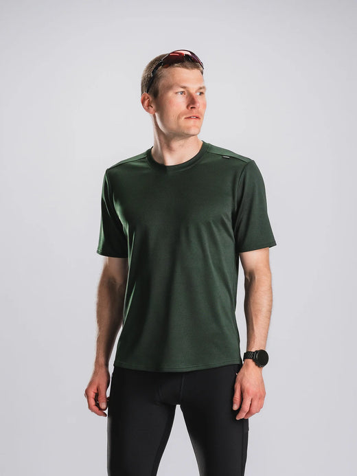 חולצת ריצה גברים שרוול קצר FUSION Mens TEMPO! TWO Run T-Shirt