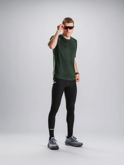 חולצת ריצה גברים שרוול קצר FUSION Mens TEMPO! TWO Run T-Shirt