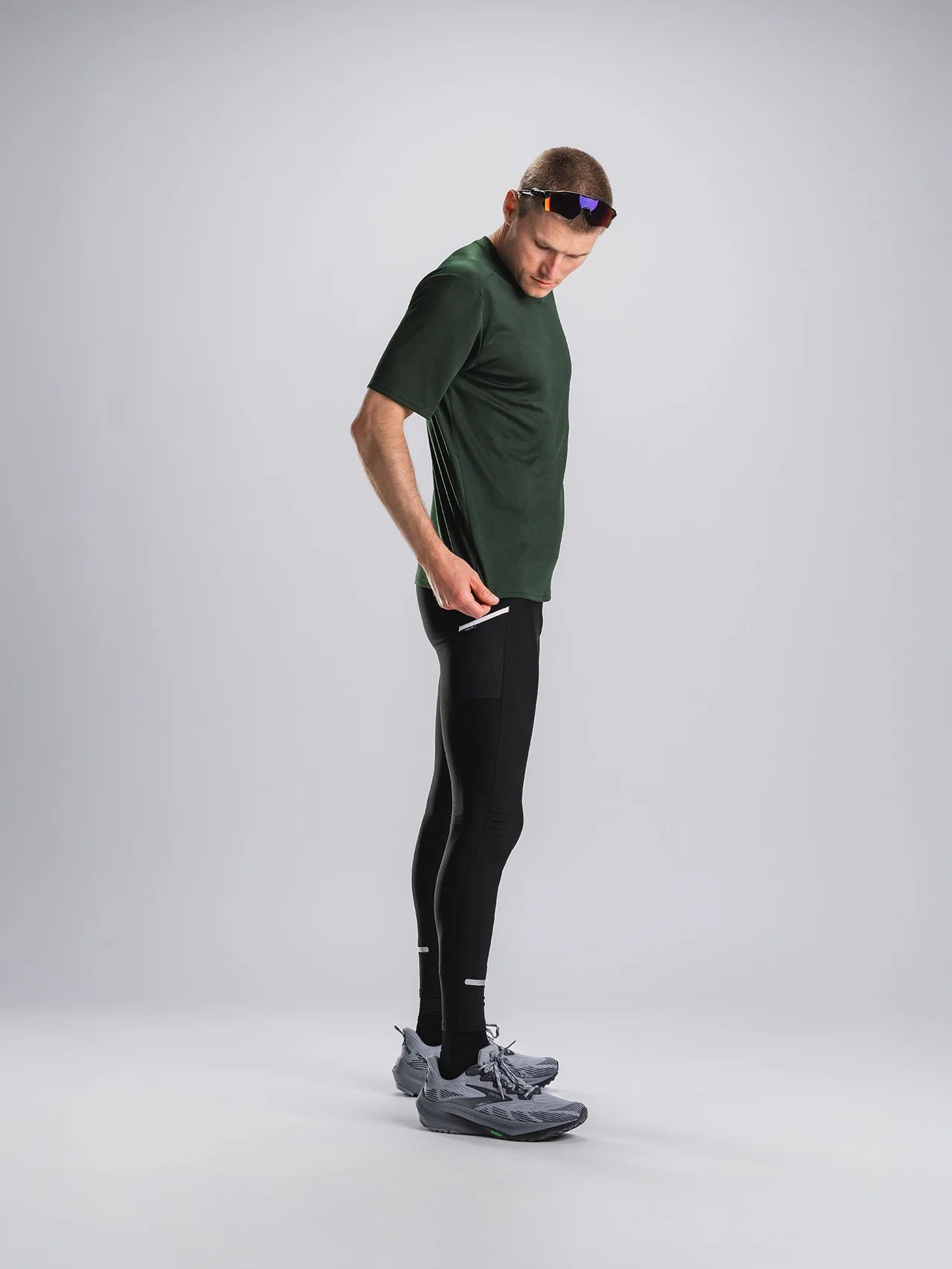 חולצת ריצה גברים שרוול קצר FUSION Mens TEMPO! TWO Run T-Shirt