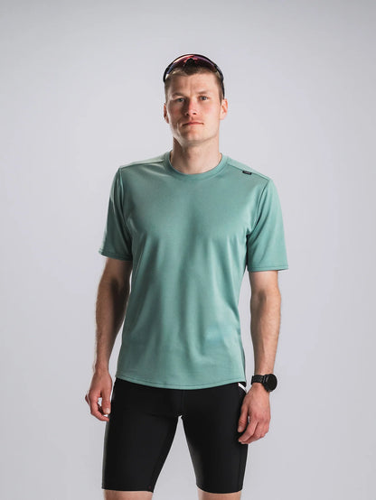 חולצת ריצה גברים שרוול קצר FUSION Mens TEMPO! TWO Run T-Shirt