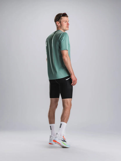 חולצת ריצה גברים שרוול קצר FUSION Mens TEMPO! TWO Run T-Shirt