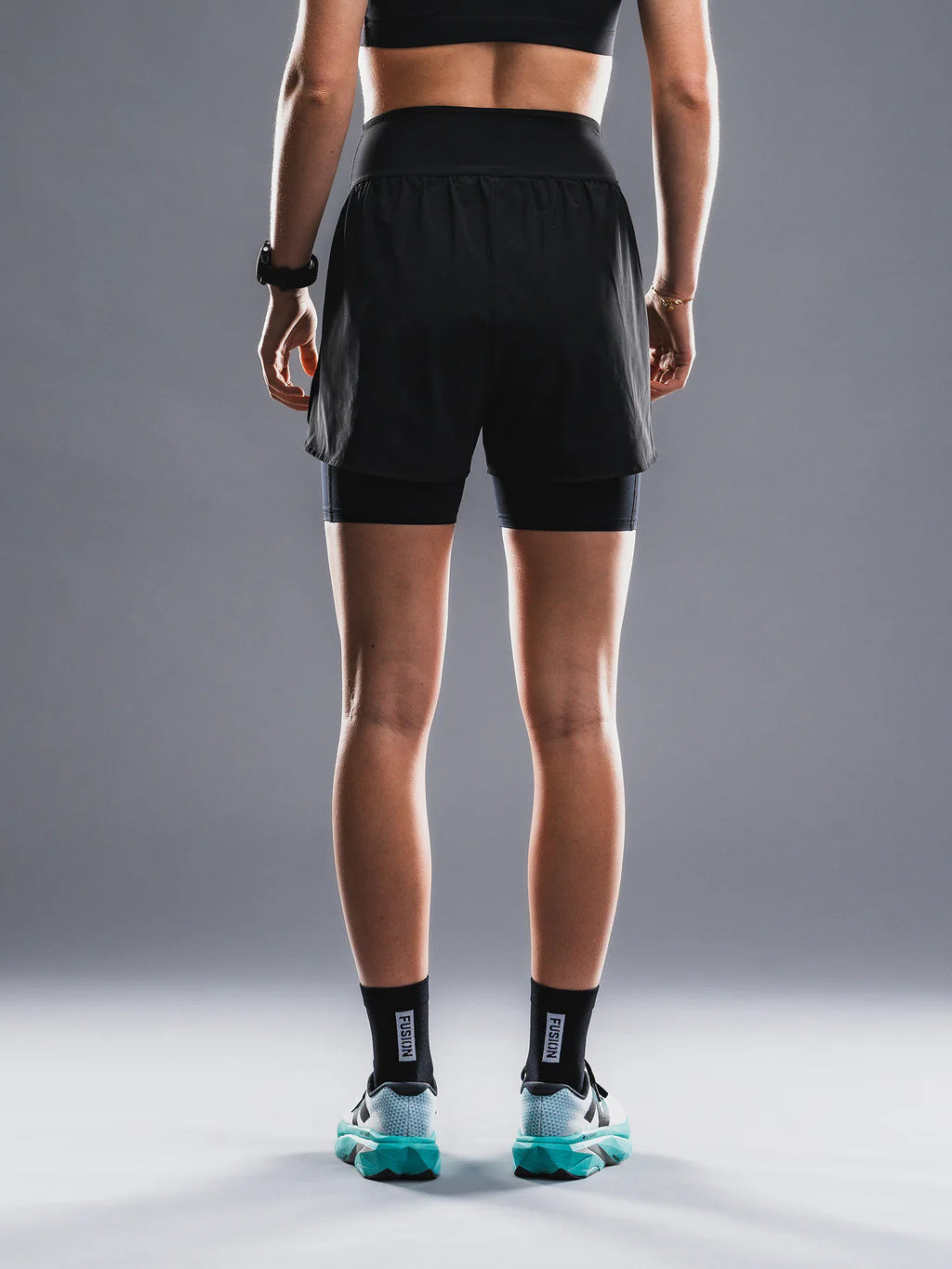 מכנס ריצה לנשים FUSION Womens TEMPO! PRO Run Shorts