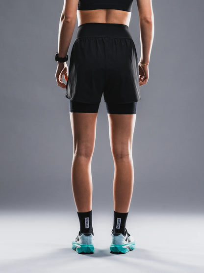 מכנס ריצה לנשים FUSION Womens TEMPO! PRO Run Shorts