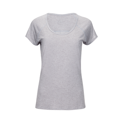 חולצת ריצה נשים ZOOT RUN SUNSET TEE - SILVER