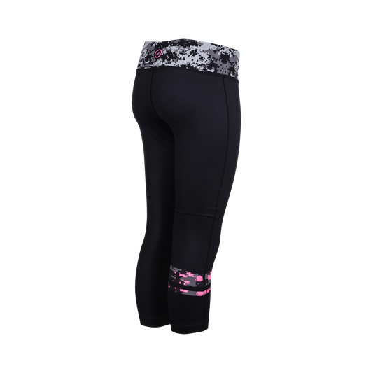 טייץ ריצה נשים ZOOT LTD RUN KEEP IT CAPRI 3/4 -  VIZ PINK