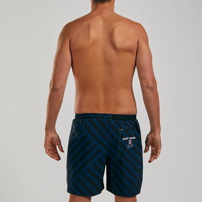 מכנס ריצה גברים ZOOT LTD RUN 7" SHORT RIVIERA