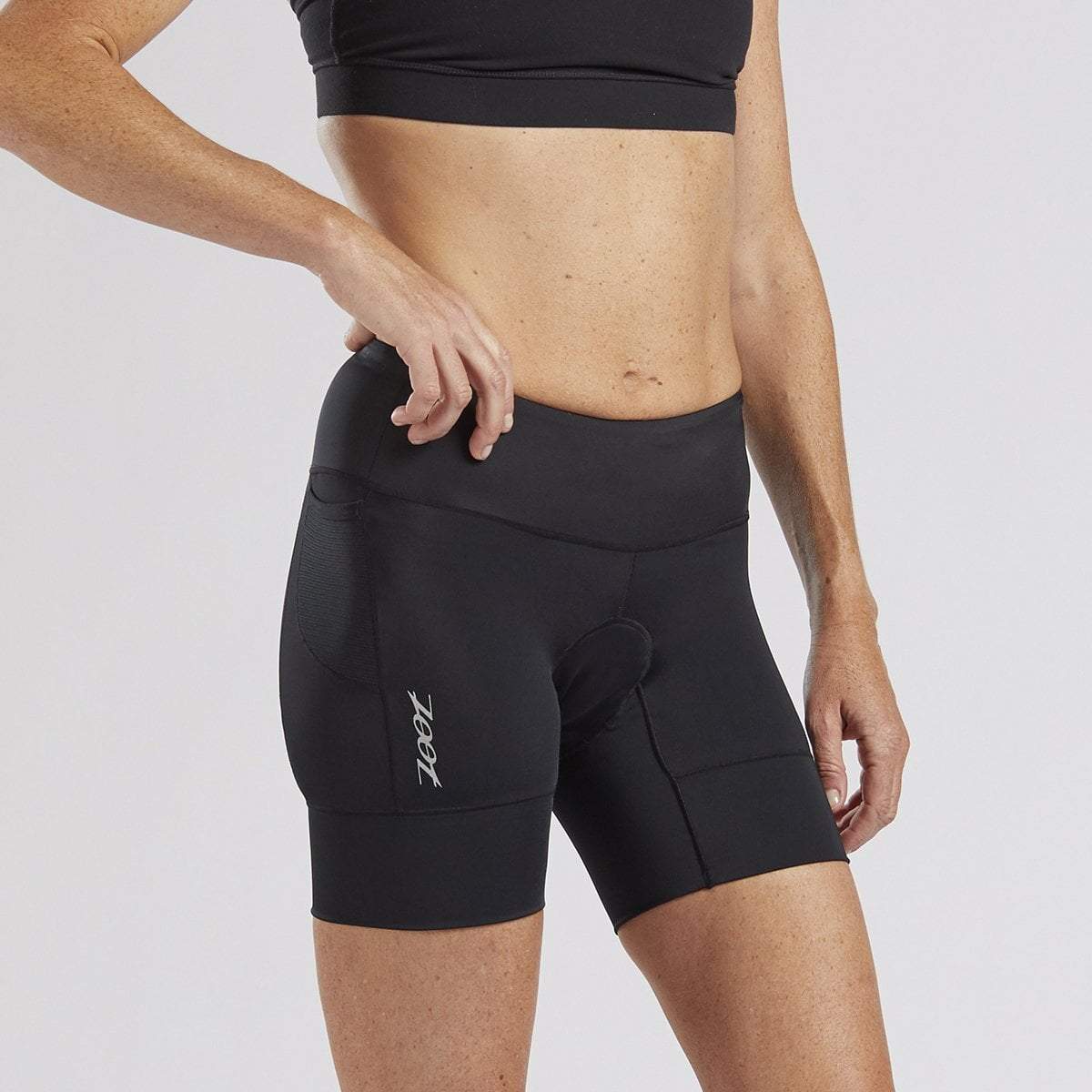 מכנס טריאתלון ZOOT WOMENS CORE TRI 6" SHORT - BLACK