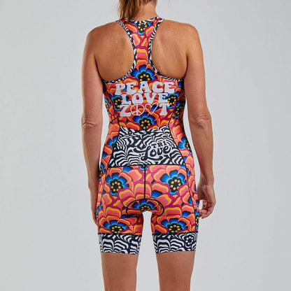 חליפת טריאתלון נשים ZOOT LTD TRI RACESUIT TRI LOVE