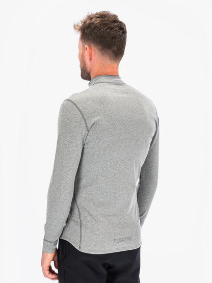 חולצת ריצה גברים חצי רוכסן FUSION MENS C3 ZIP NECK