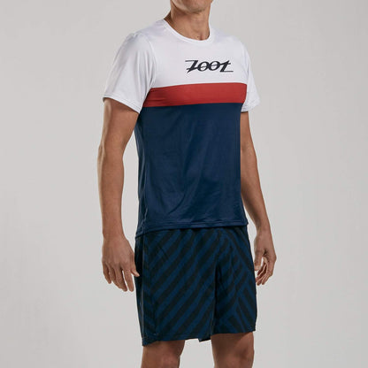 חולצת ריצה גברים ZOOT LTD RUN TEE RIVIERA