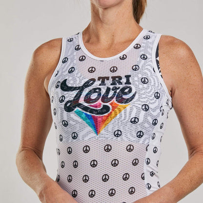 חולצת בסיס לרכיבה נשים ZOOT LTD CYCLE BASE LAYER TRI LOVE