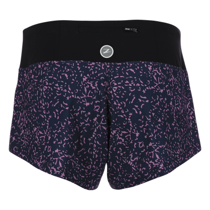 מכנס ריצה נשים ZOOT LTD RUN 3 INCH PCH SHORT - PEBBLE