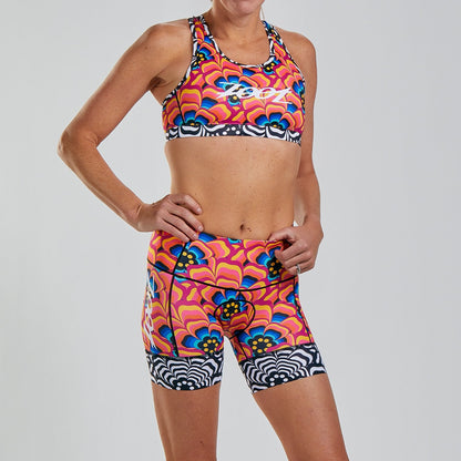 מכנס טריאתלון נשים ZOOT LTD TRI 6" SHORT TRI LOVE