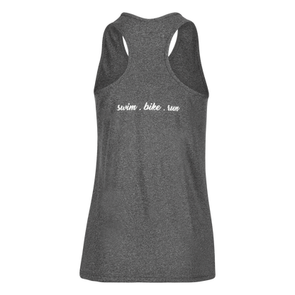 גופיית ריצה נשים ZOOT LTD RUN SUNSET CHILL OUT INK TANK - TRIATHLON