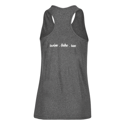 גופיית ריצה נשים ZOOT LTD RUN SUNSET CHILL OUT INK TANK - TRIATHLON