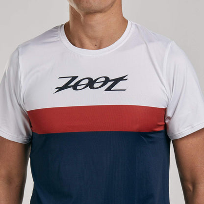 חולצת ריצה גברים ZOOT LTD RUN TEE RIVIERA