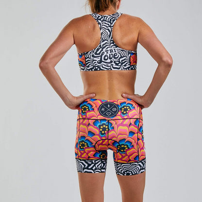 מכנס טריאתלון נשים ZOOT LTD TRI 6" SHORT TRI LOVE