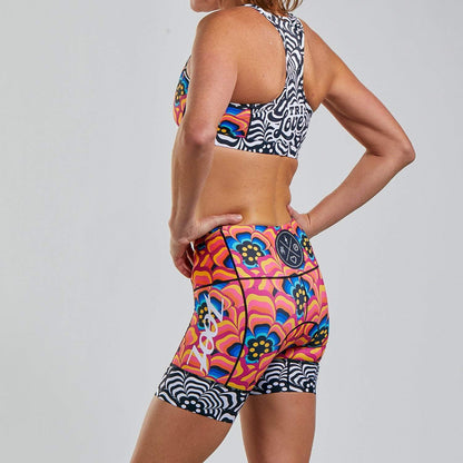 מכנס טריאתלון נשים ZOOT LTD TRI 6" SHORT TRI LOVE