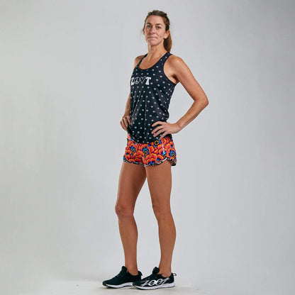 מכנס ריצה נשים ZOOT LTD RUN 3" SHORT TRI LOVE