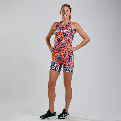 חולצת טריאתלון נשים ZOOT LTD TRI RACERBACK TRI LOVE