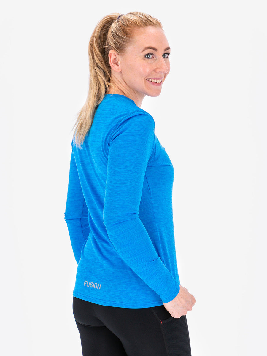 חולצת ריצה נשים שרוול ארוך FUSION WOMENS C3 LS SHIRT