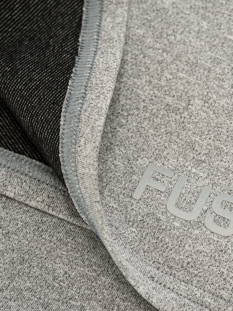 חולצת ריצה גברים חצי רוכסן FUSION MENS C3 ZIP NECK