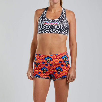מכנס ריצה נשים ZOOT LTD RUN 3" SHORT TRI LOVE