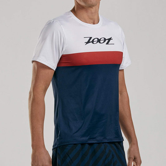 חולצת ריצה גברים ZOOT LTD RUN TEE RIVIERA