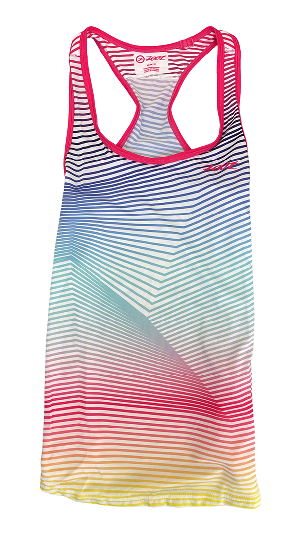 גופיית ריצה נשים ZOOT LTD RUN SINGLET - SUNSET