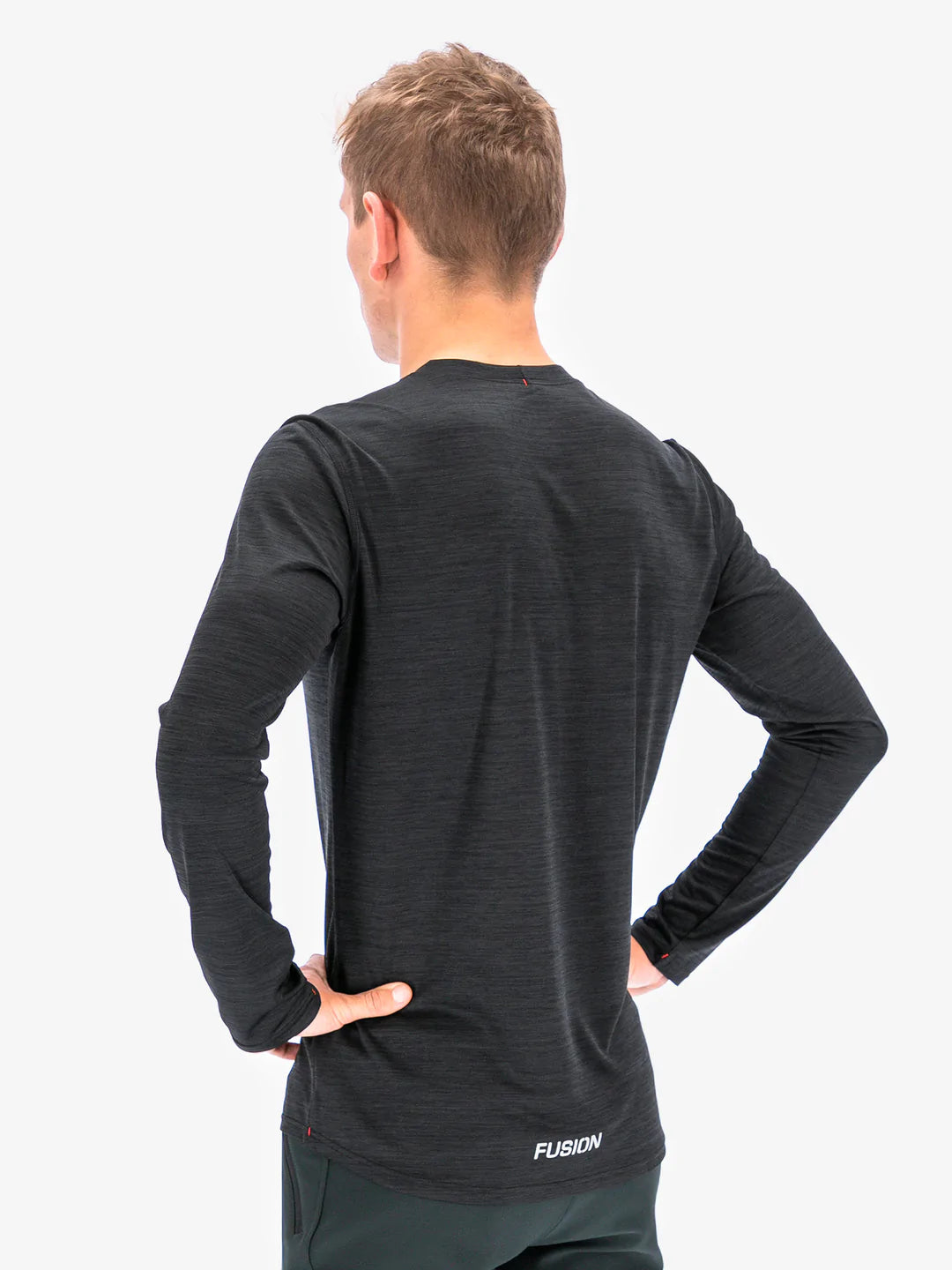 חולצת ריצה גברים שרוול ארוך FUSION MENS C3 LS SHIRT