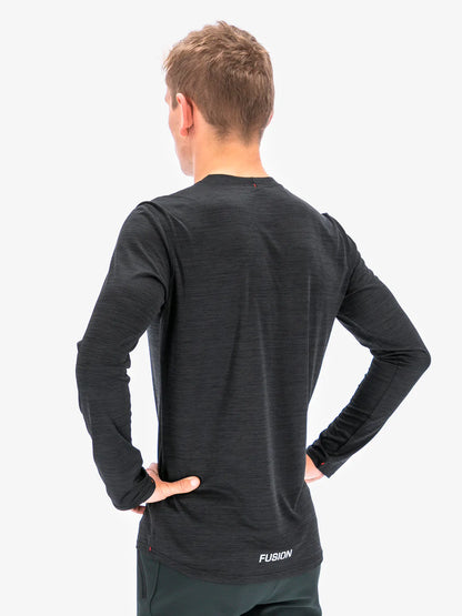 חולצת ריצה גברים שרוול ארוך FUSION MENS C3 LS SHIRT