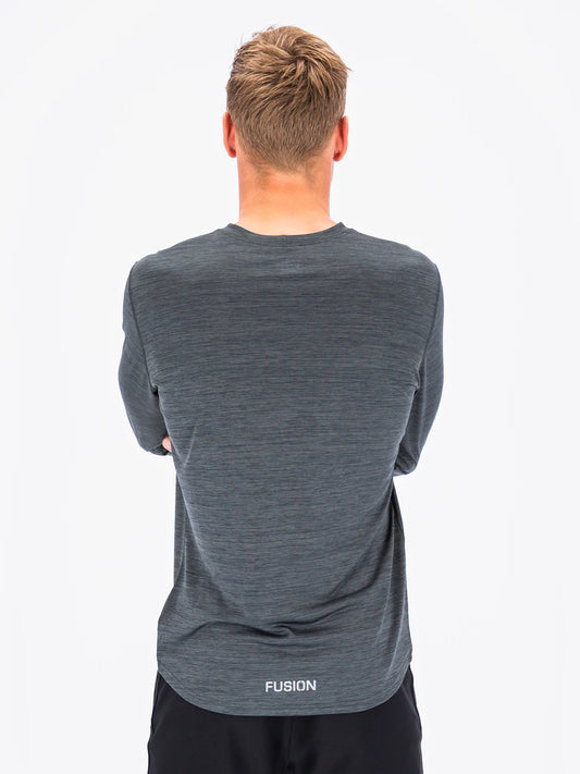 חולצת ריצה גברים שרוול ארוך FUSION MENS C3 LS SHIRT