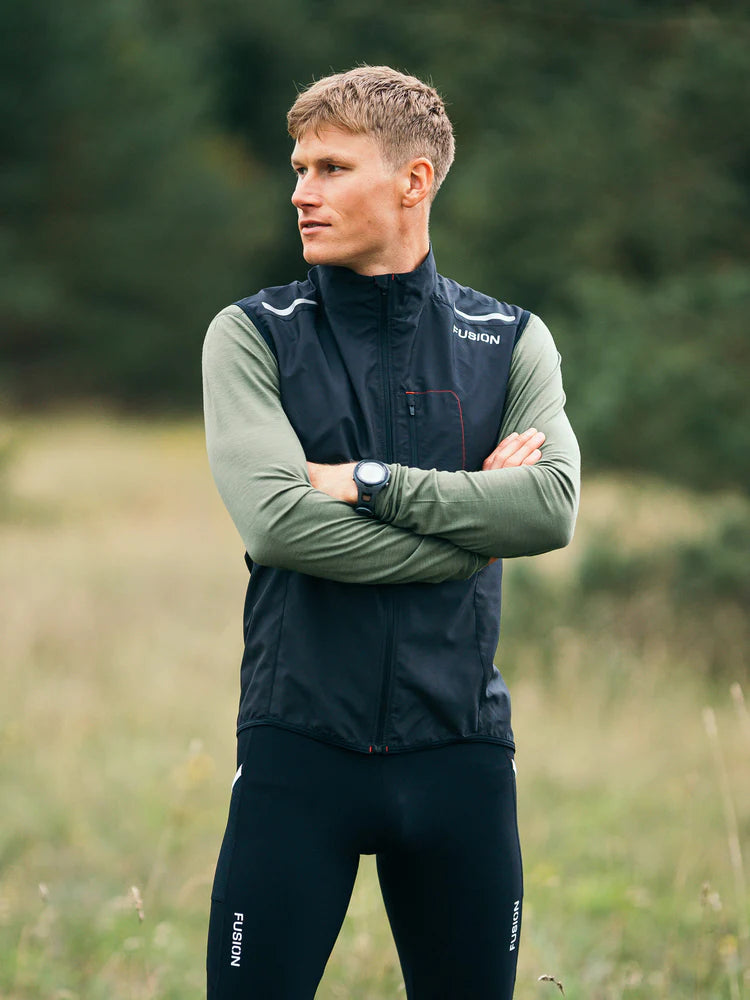 ג׳קט גברים FUSION MENS S1 RUN VEST